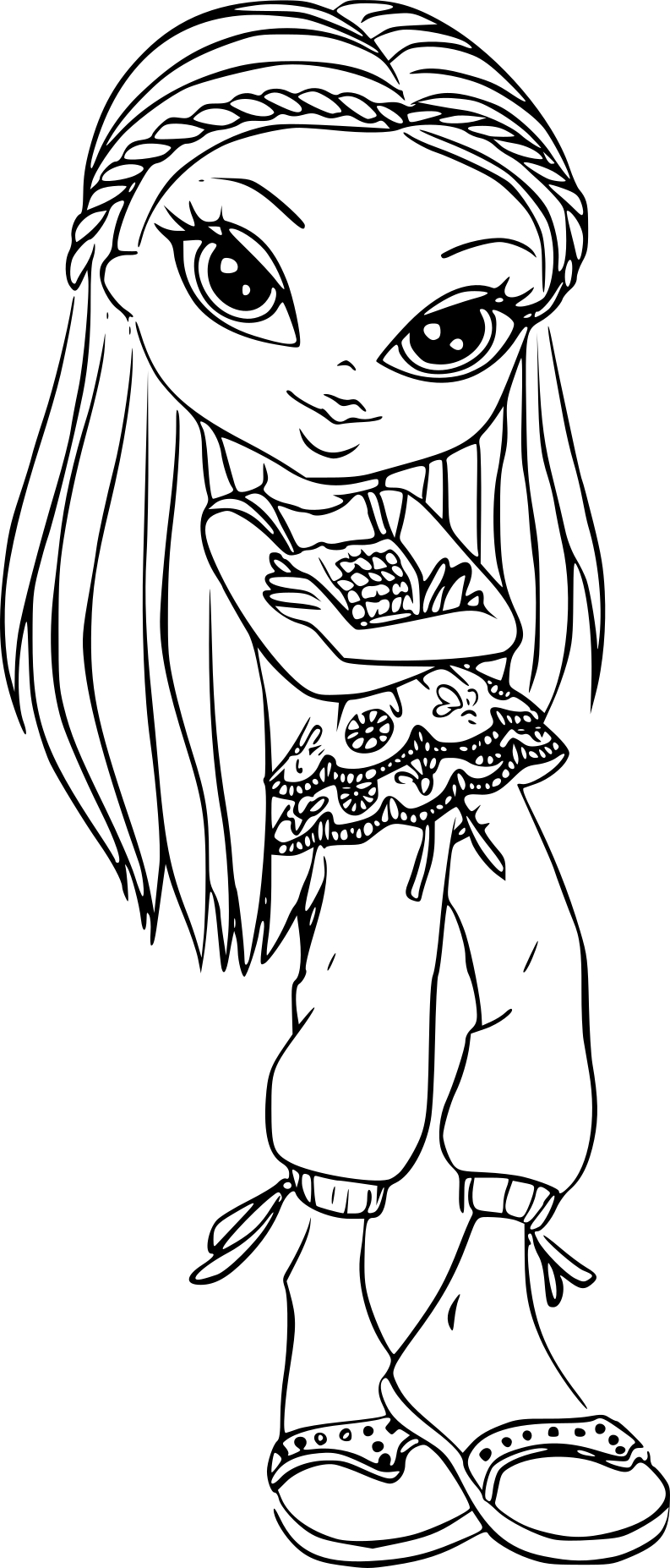 Coloriage Bratz Kidz