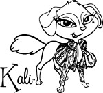 Disegno di Bratz Petz Kali da colorare