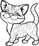 Coloriage chaton