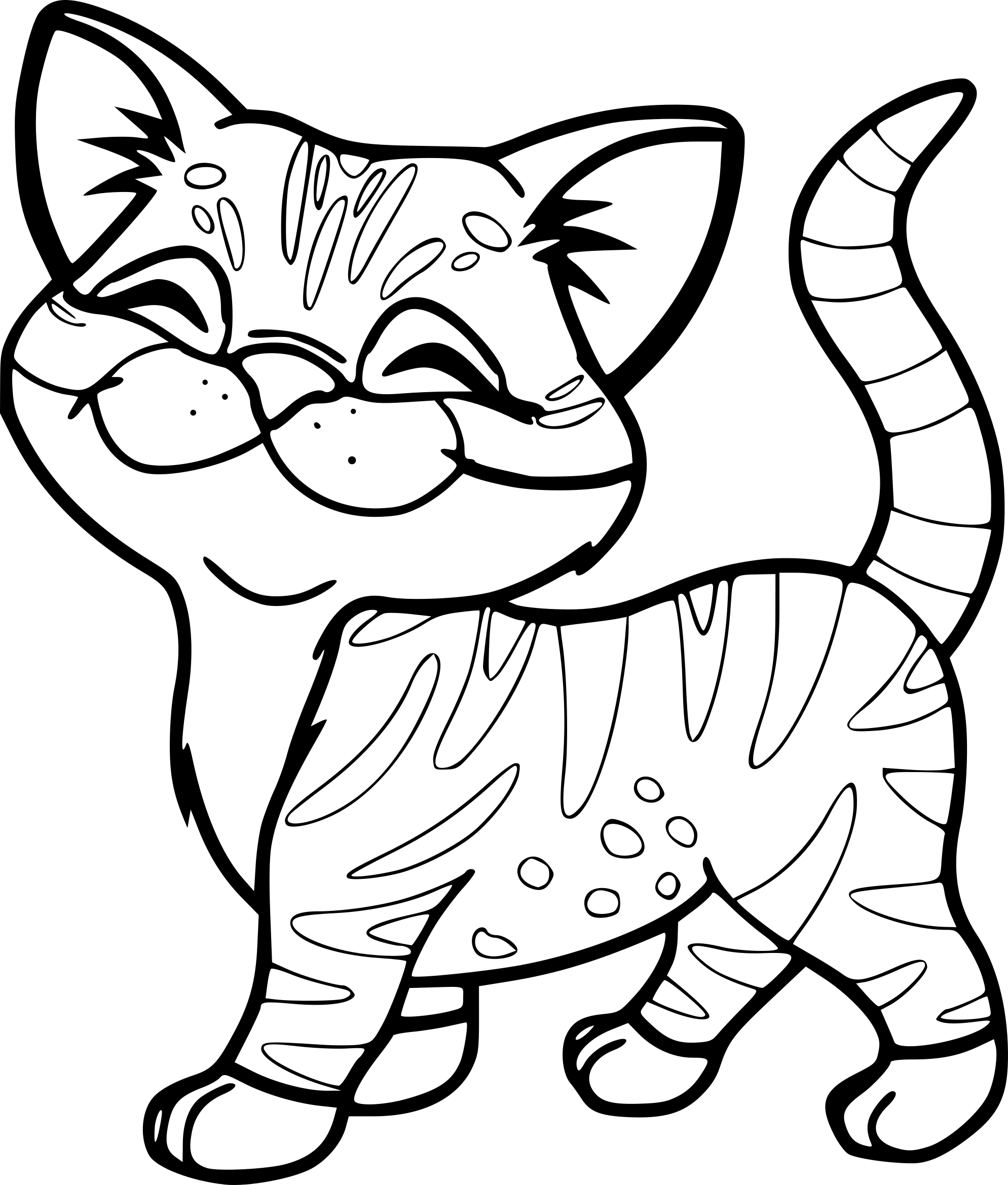 Coloriage chaton