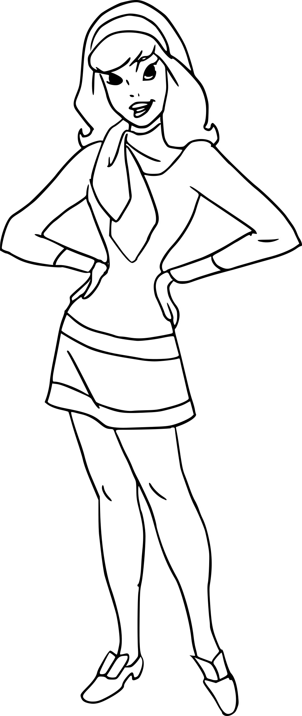 Daphne Scooby Doo coloring page
