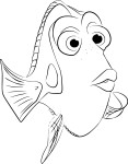 Coloriage Dory