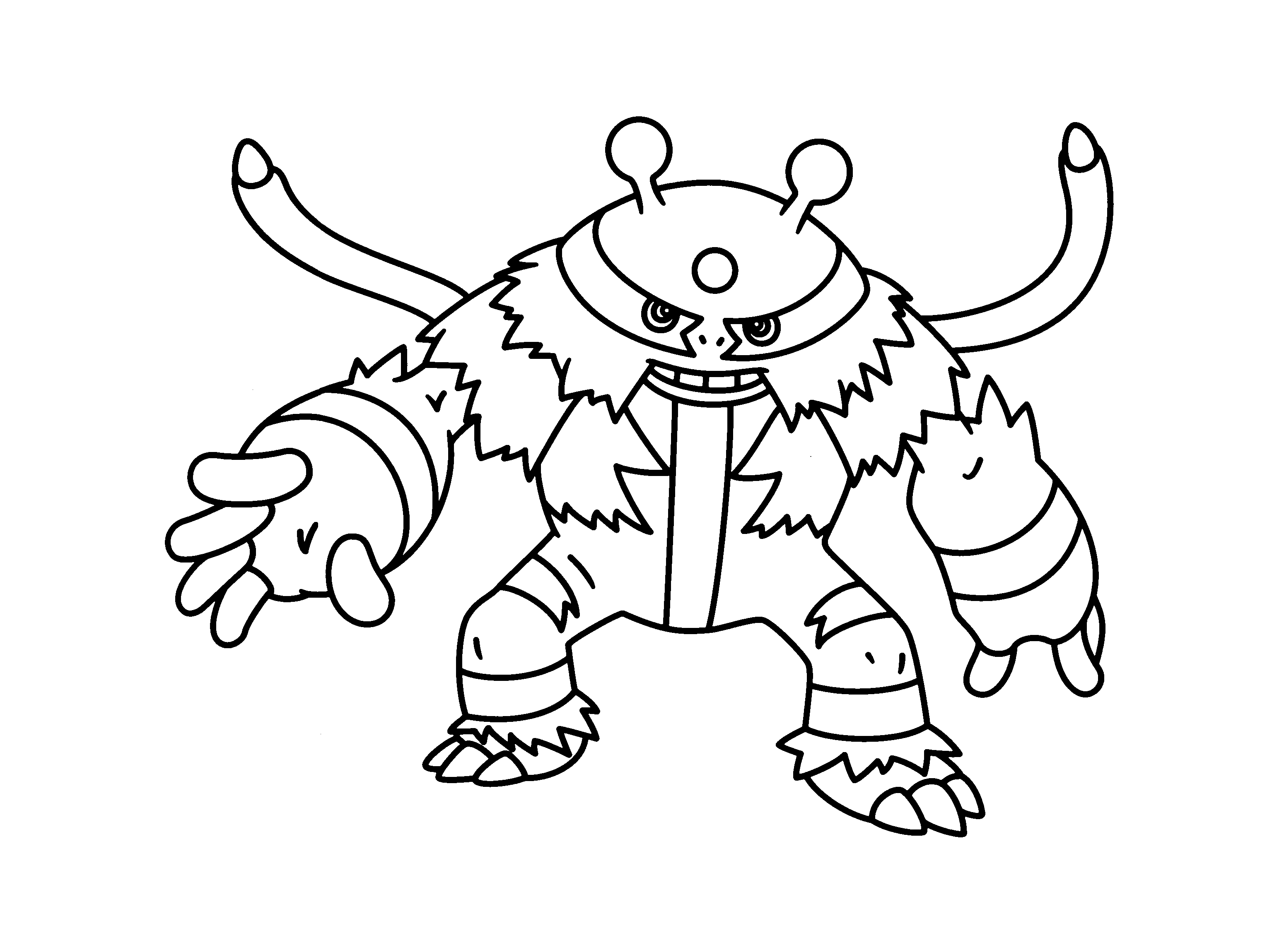 Electivire Pokemon coloring page