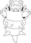 Slowbro Pokemon coloring page