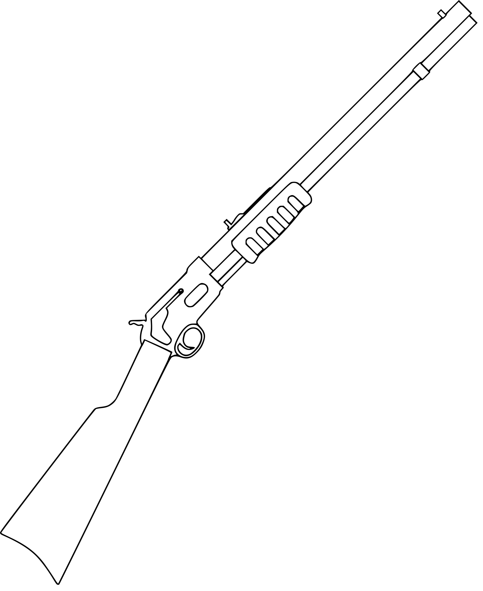 Shotgun coloring page 2