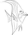 Gill The World Of Dory coloring page