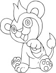 Litleo Pokemon coloring page