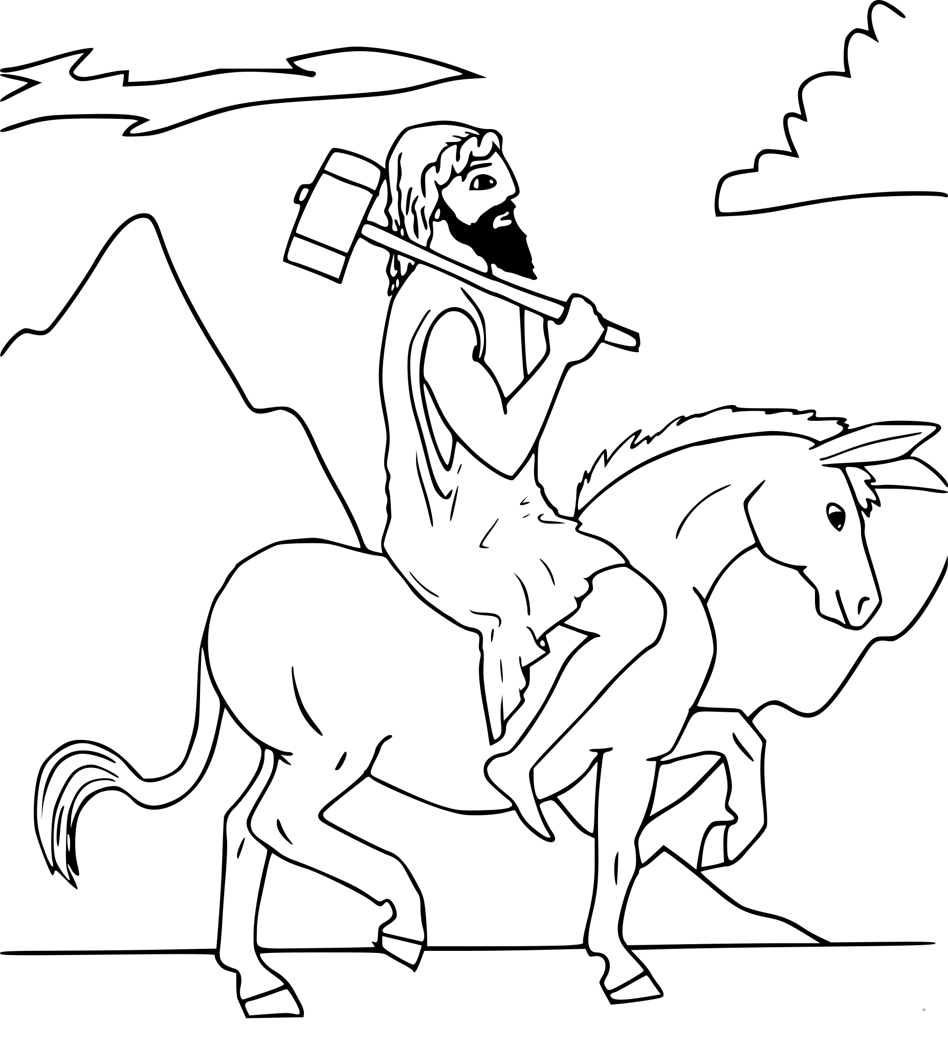 Hephaistos coloring page