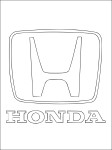 Coloriage Honda