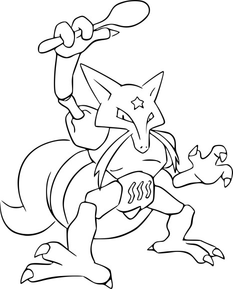 Coloriage Kadabra