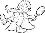 Lazytown coloring page