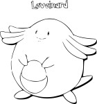 Chansey Pokemon coloring page