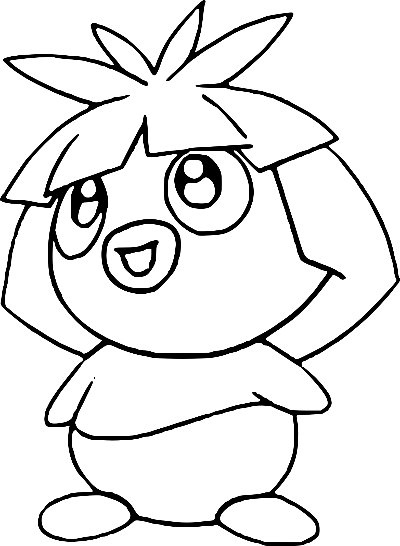 Smoochum Pokemon coloring page