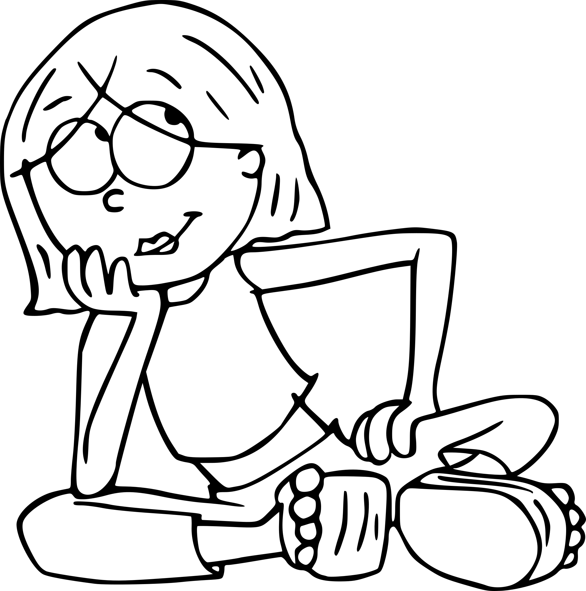 Lizzie Mcguire coloring page