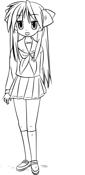 Lucky Star coloring page