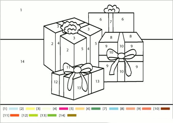 Magical Christmas coloring page