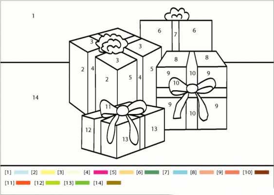 Coloriage magique noel