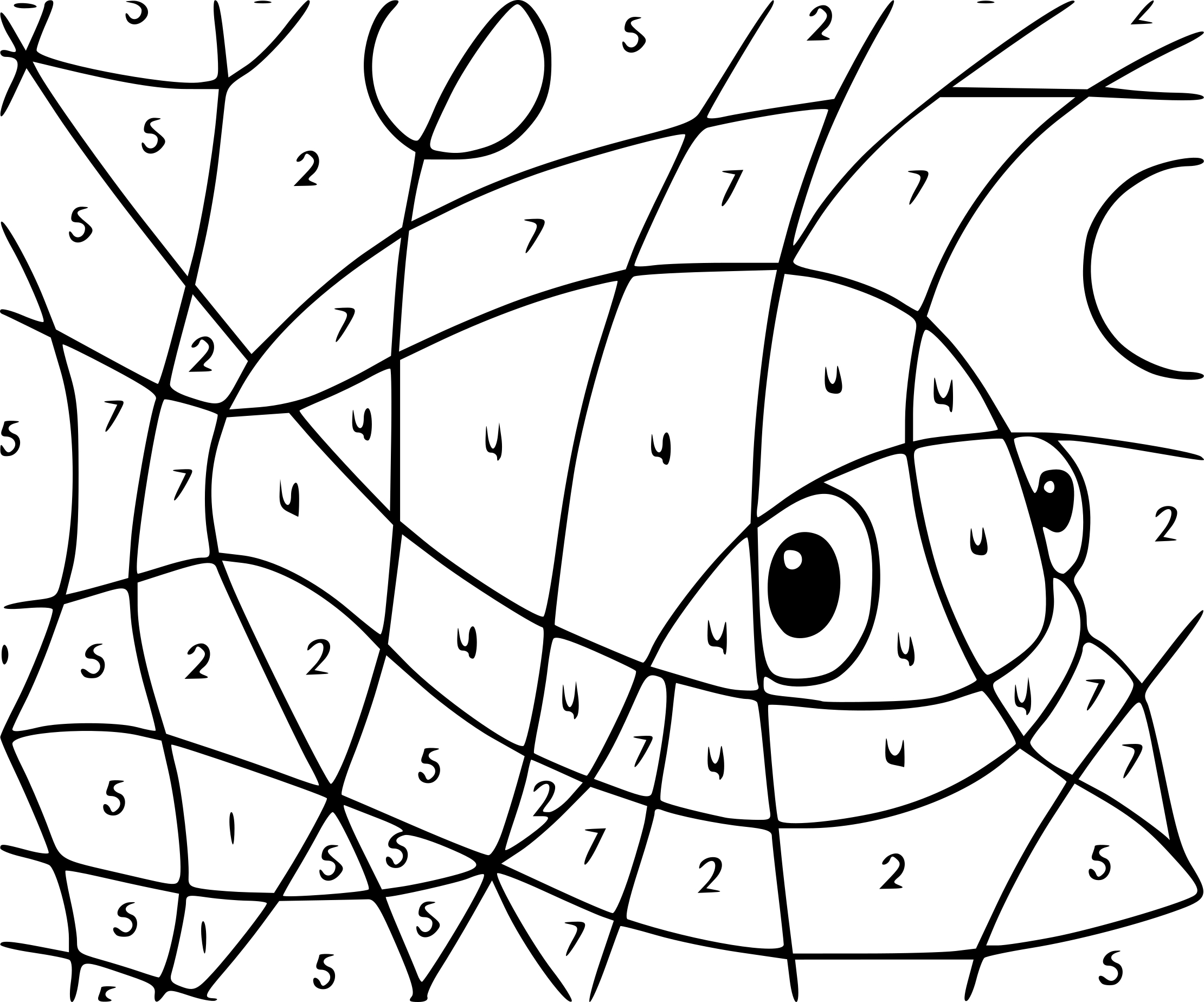 Magic Fish coloring page