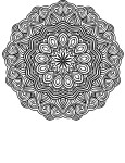 Coloriage mandala ethnique