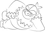 Pokemon Slaking coloring page