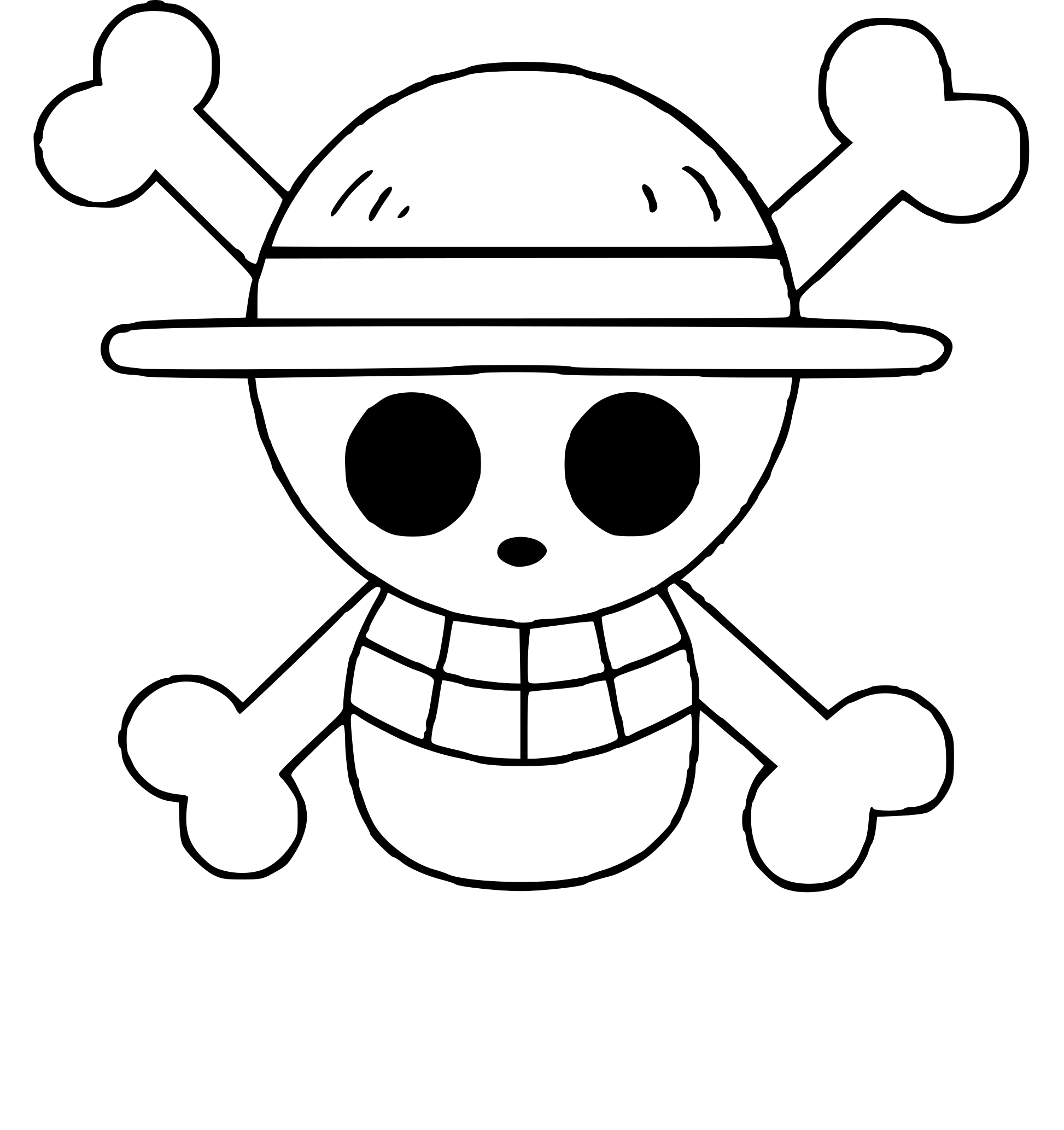 Mugiwara Flag coloring page