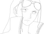 Nico Robin One Piece coloring page