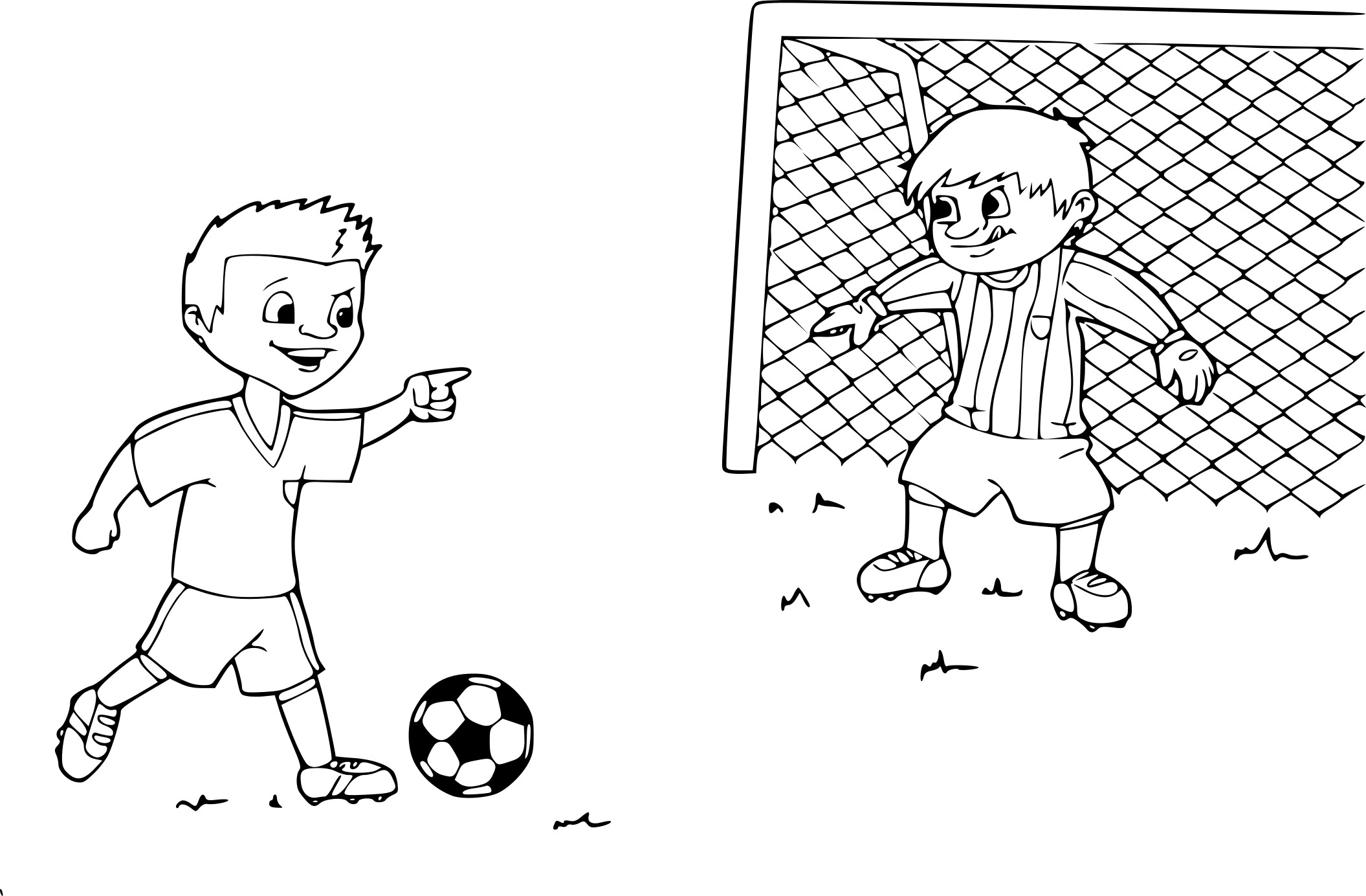 Penalty coloring page