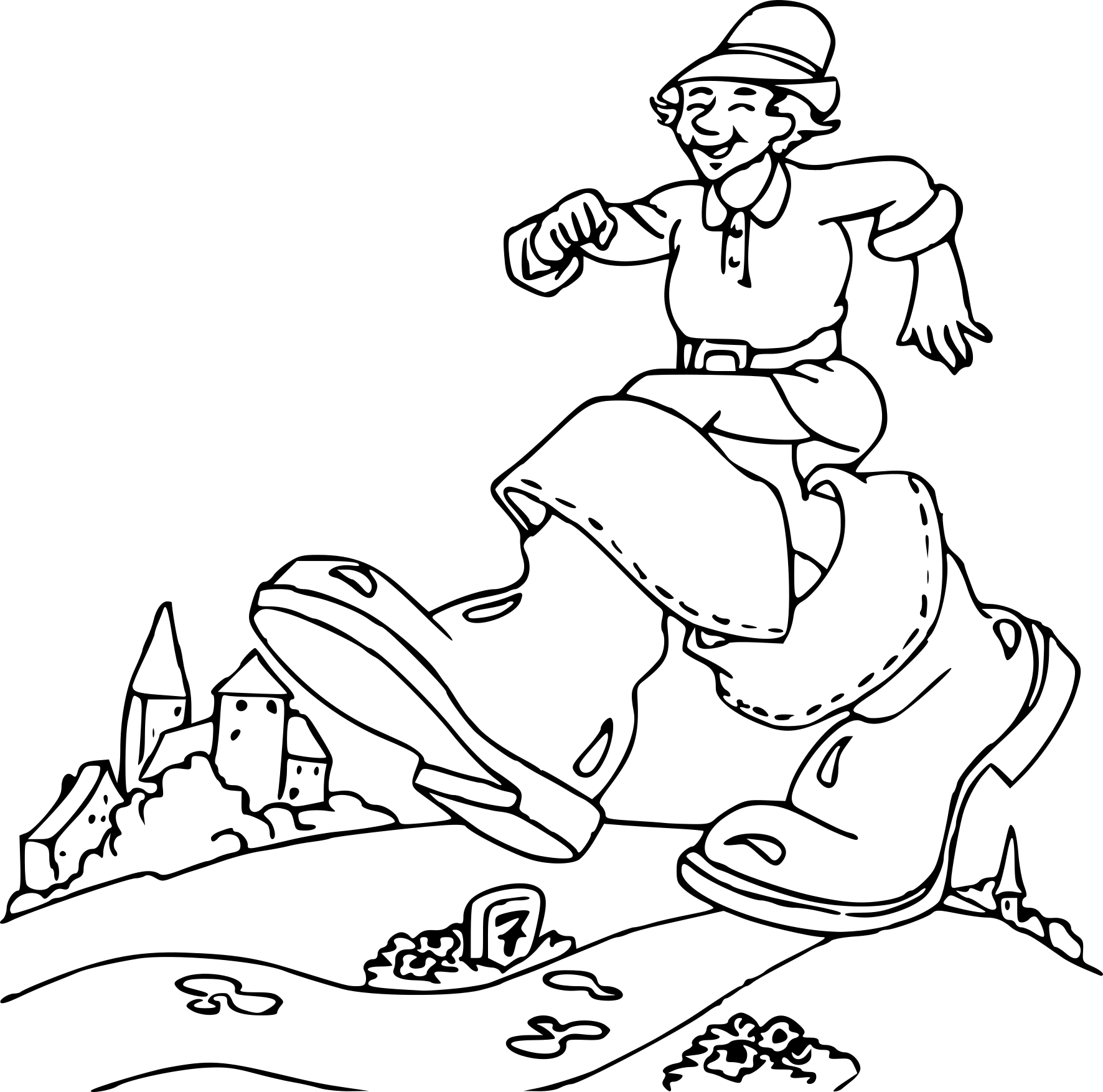 Little Thumb coloring page
