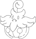 Pokemon Pumpkaboo coloring page