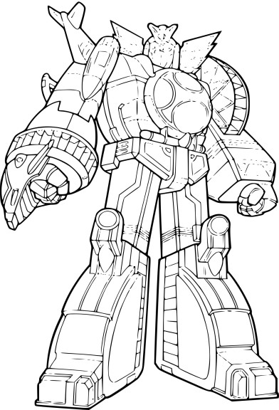 Power Rangers Jungle Fury coloring page