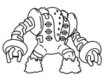 Pokemon Regigigas coloring page