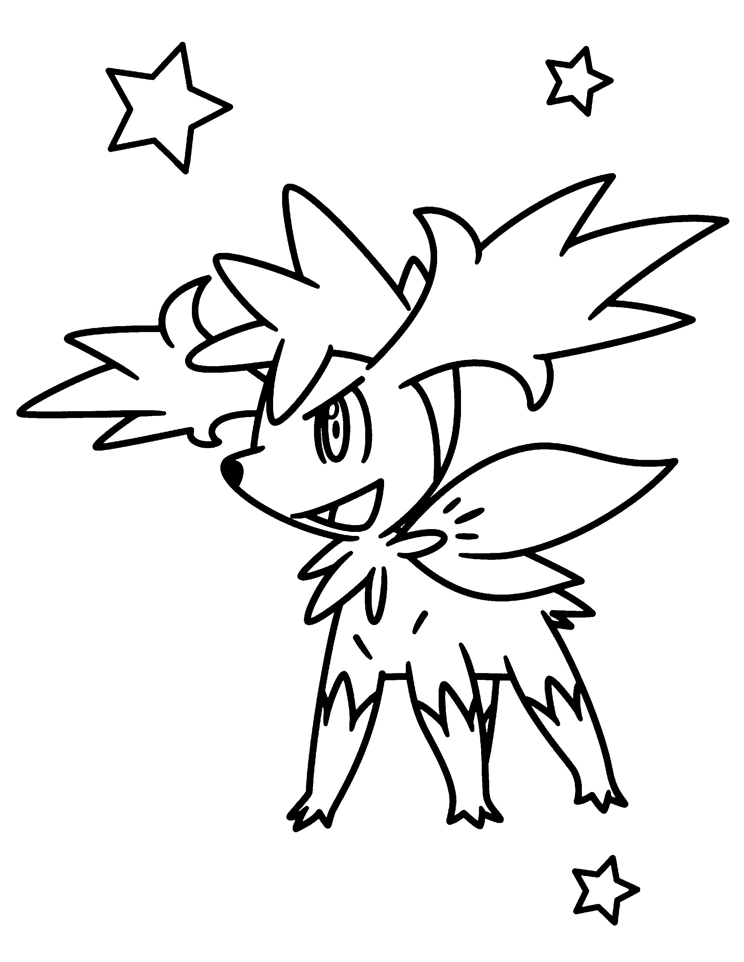 Disegno di Shaymin Celeste da colorare