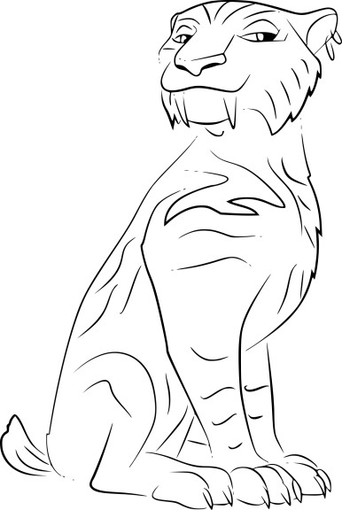 Shira Ice Age coloring page