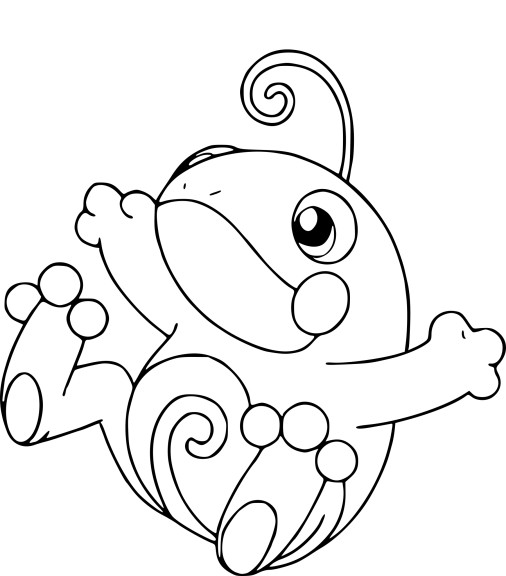 Politoed Pokemon coloring page