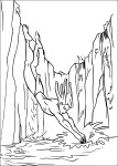 Tarzan Dives coloring page