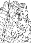 Coloriage tigre dans Tarzan