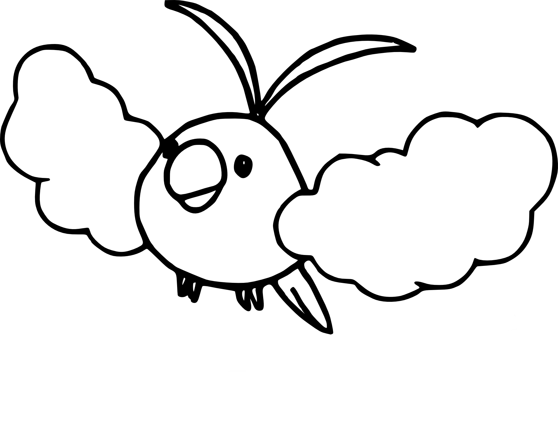 Swablu Pokemon coloring page