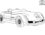 Toyota Car coloring page