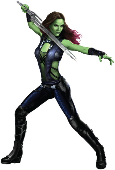 Disegno di Gamora da colorare