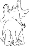 Horton drawing and coloring page