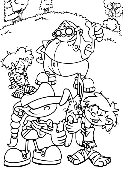Kids Next Door drawing and coloring page
