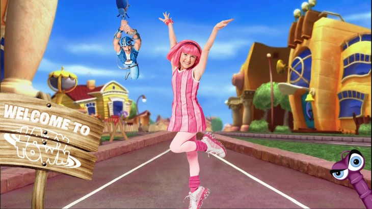 Disegno di Disegno di Lazy Town e da colorare