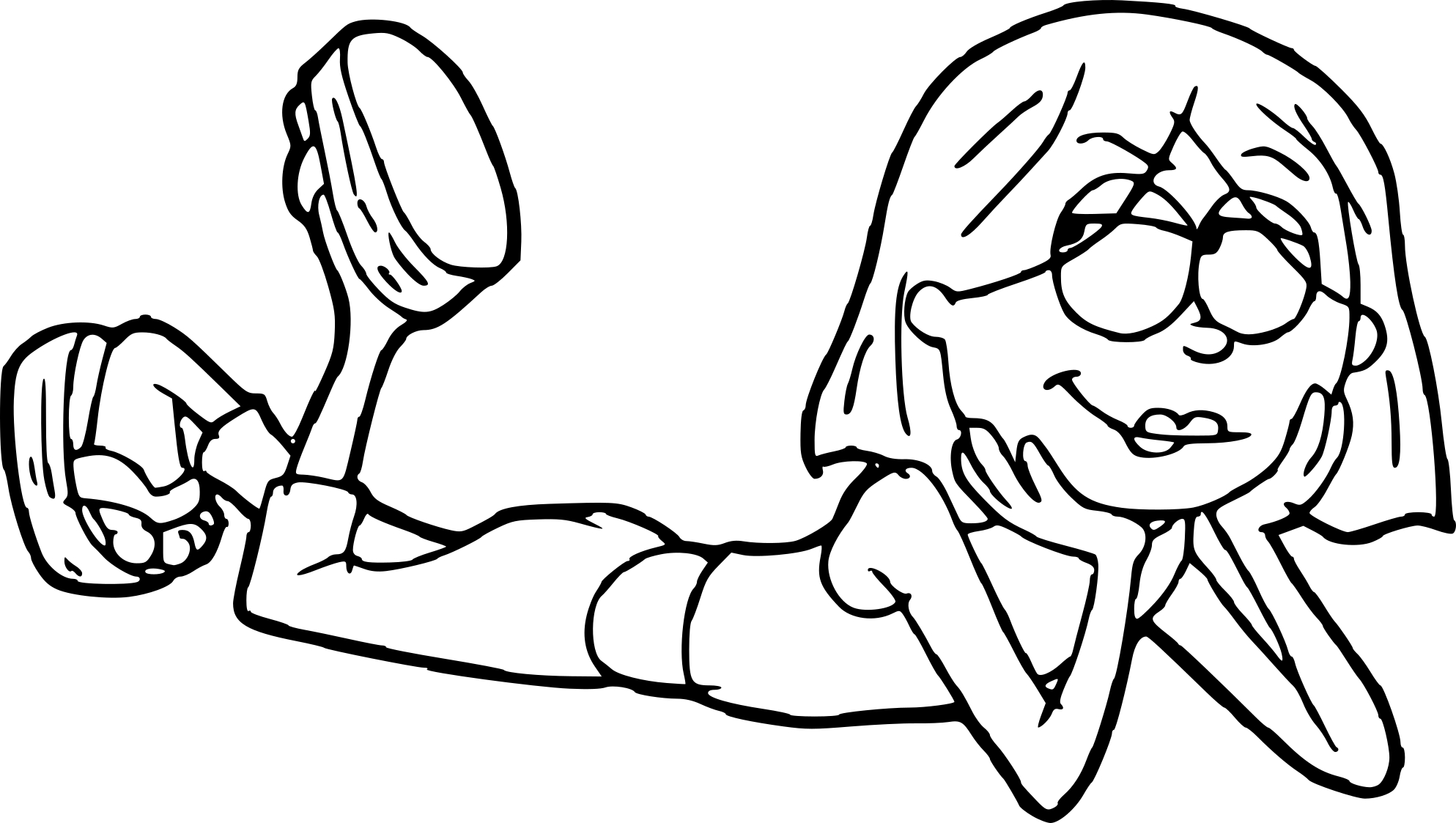 Lizzie Mcguire drawing and coloring page