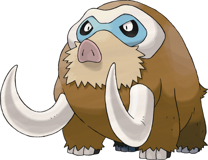 Disegno di Pokemon Mamoswine da colorare