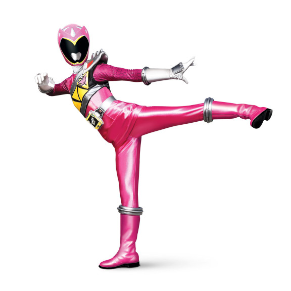 Disegno di Power Rangers rosa da colorare