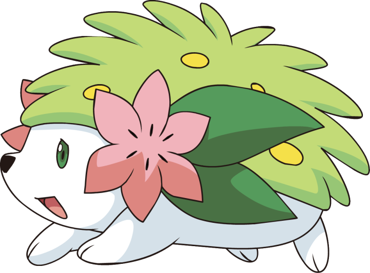 Disegno di Shaymin da colorare