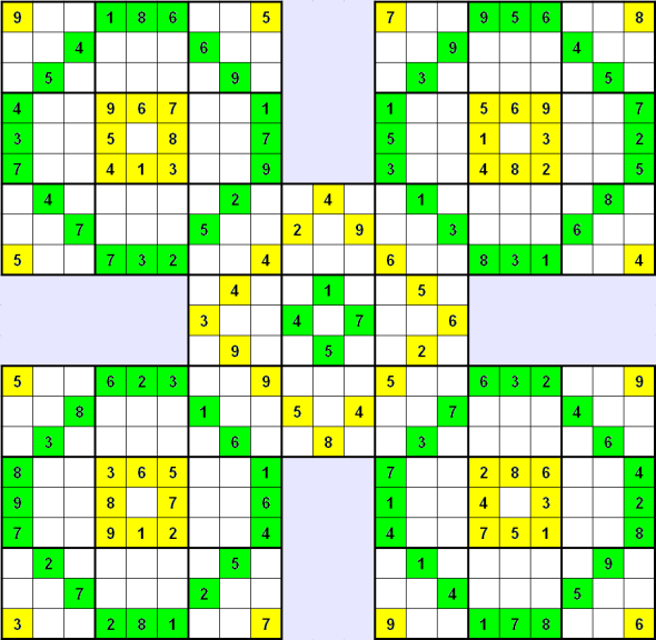 Disegno di Sudoku da colorare
