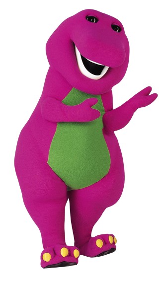 Disegno di Barney da colorare