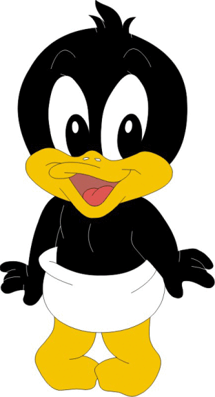 Disegno di Baby Daffy Duck da colorare