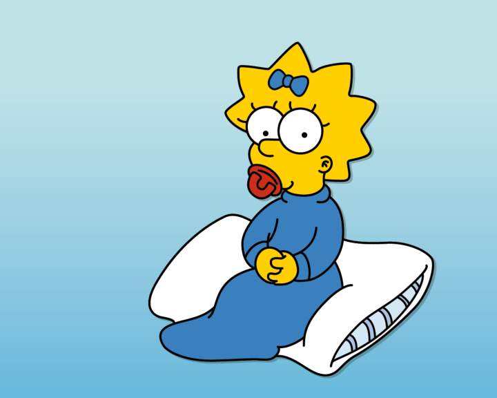 Disegno di Baby Simpson da colorare